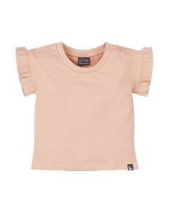 Butterfly ruffle t-shirt rose