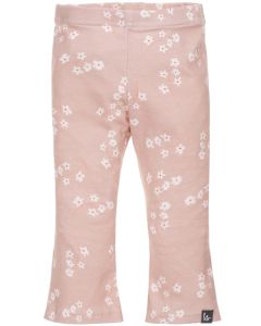 Flared pants snowflowers (dark dusty pink)
