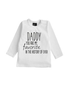 Favorite daddy shirtje - vaderdag (pre-order)