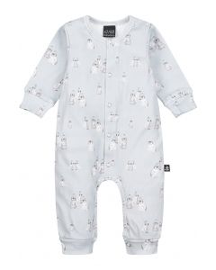 Pinguins in winter rib blue