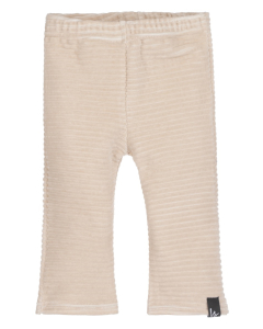 Flared pants corduroy sand