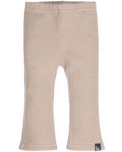 Flared pants wafel (donker beige)