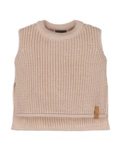 Knitted spencer beige