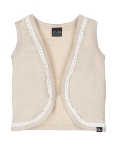 Gillet with details (sand)