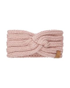 Knitted oorwarmer (oud roze)