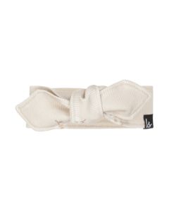 Haarbandje daisy stem beige rib