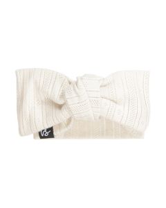 Haarbandje pointelle (strepen) sand