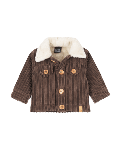 Jacket rib (gevoerd) brown