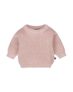 Knitted sweater (rose) 