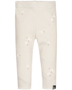 Legging daisy stem beige rib