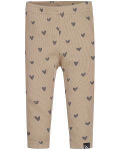 Legging hartjes rib