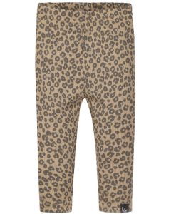 Legging leopard donker beige