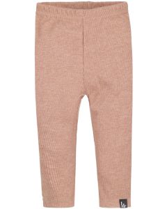 Legging rib (gemeleerd clay pink)