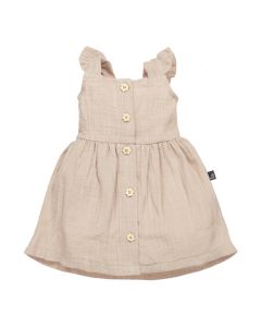Linnen dress almond