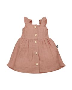Linnen dress clay pink