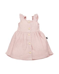 Linnen dress roze