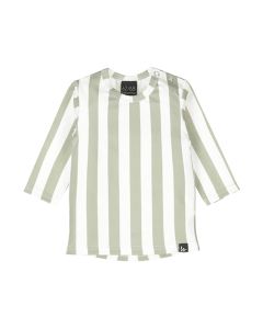 Longsleeve vertical stripes green