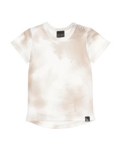 Loose fit t-shirt tie dye (sand)