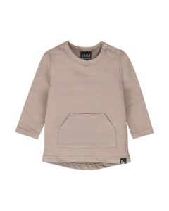 Pocket longsleeve taupe