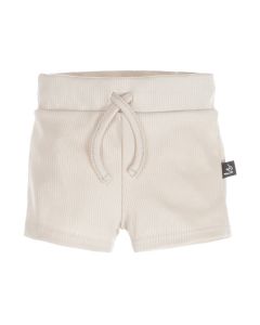 Rib jersey short sand