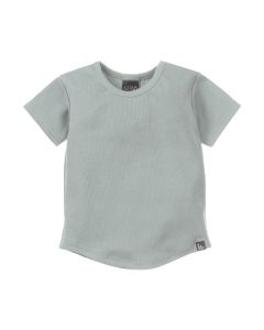 Rib jersey t-shirt green