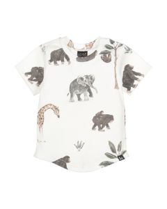 Rib jersey t-shirt jungle