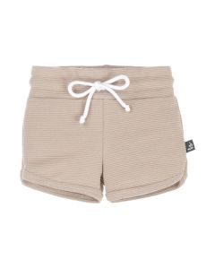 Rib kort broekje (beige)