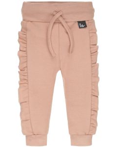 Ruffle jogger (oudroze)