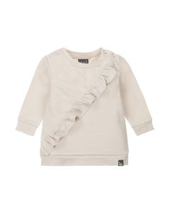 Ruffle sweater sand