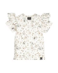 Ruffle t-shirt soft flowers