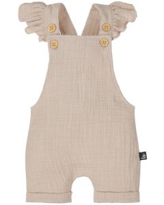 Ruffle tuinpakje short linnen sand