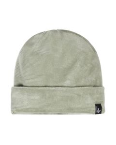 Soft rib beanie dusty green