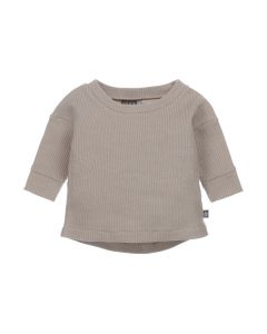Subtly knitted sweater (loose fit) (light oak) 