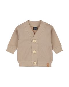 Vestje rib buttons (beige)