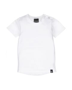 Wit t-shirt (rounded back)