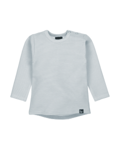 Rib longsleeve grey blue