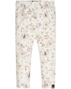 Legging rib soft flowers