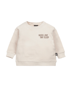 Sweater less sleep (borduusel) sand