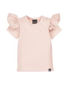 Ruffle t-shirt (oud roze)