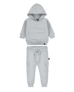 Outfit cargo grey blue