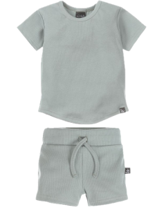 Outfit rib jersey green