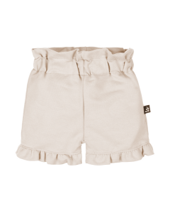 Double ruffle short sand