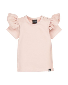 Ruffle t-shirt rose