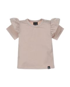 Ruffle t-shirt (sand)