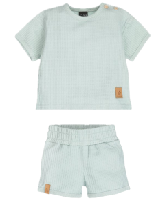 Outfit soft wafel light blue