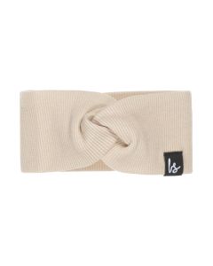 Twist haarbandje rib sand
