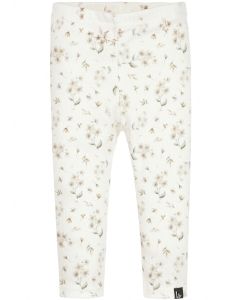 Legging cream flowers