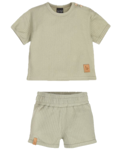 Outfit soft wafel green