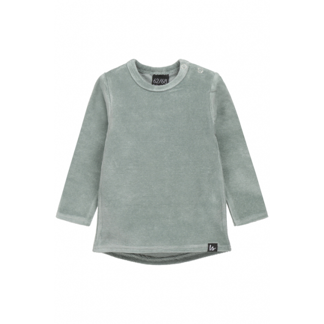 Fine corduroy petrol longsleeve (rounded back)