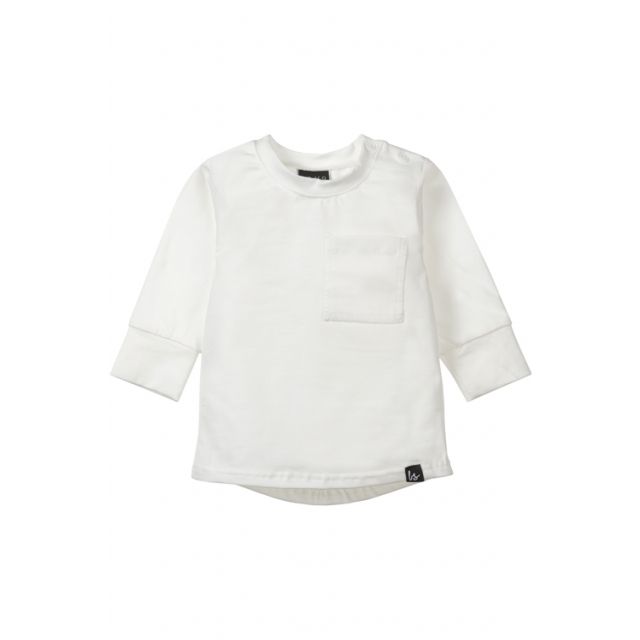Longsleeve small pocket (ecru)
